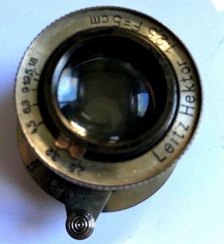 Leica Hektor 50mm F2.  5 Nickel Five Digit Serial Number Rare As Heck 925xx