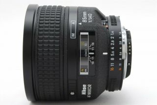 Nikon AF Nikkor 85mm F1.  4D,  Near,  From Japan,  Rare,  TK0912 2