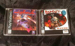 Wipeout & Loaded Playstation 1 Ps1 Ps2 Ps3 Black Label Variants Rare