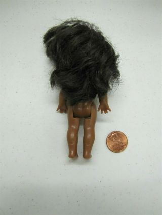 Barbie KELLY DOLL AFRICAN AMERICAN GIRL Bright Brown Eyes Mattel Loose Rare 3