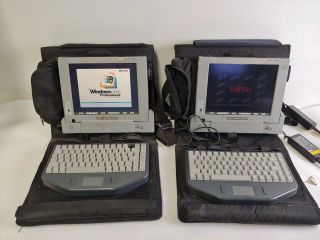 Rare Fujitsu Stylistic 3400 Notepad Computer,  Keyboards And Case