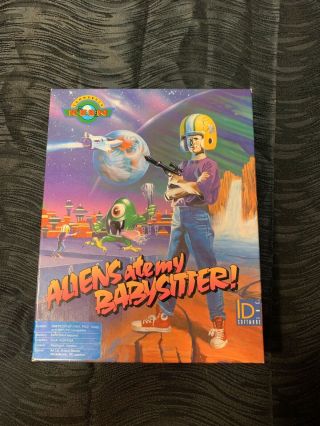 Very Rare Commander Keen Aliens ate my babysitter 3 Disks (5 1/4),  box 1991 PC 2