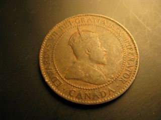 Canada 1907 Rare Large Cent Coin Idj.