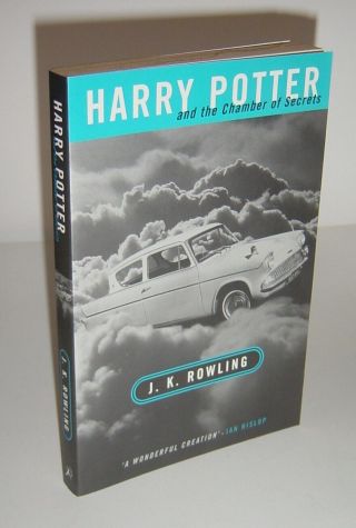 J K Rowling - Harry Potter & Chamber Of Secrets - Rare 1998 Adult Pb 1st Print