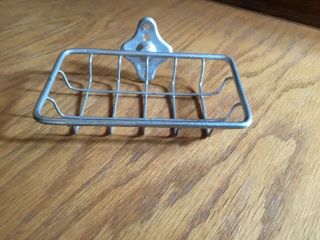 Vintage Antique Metal Wire Wal Mounted Soap Dish