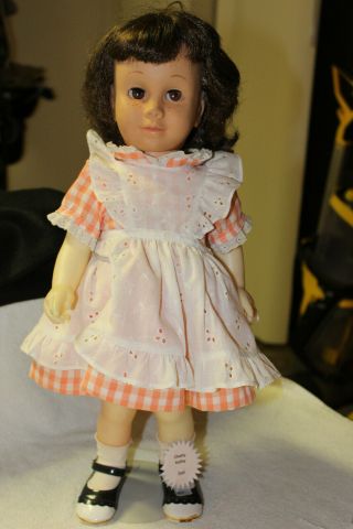 Vintage Chatty Cathy doll by Mattel,  1960’s Brunette Mute 20 