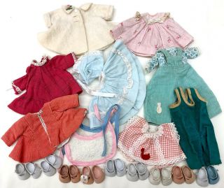 Vintage Vogue Ginnette Doll Clothes And Shoes Assortment
