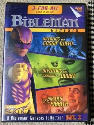 Bibleman Genesis: 3 - For - All Vol 1 (dvd) 3 Episodes Rare/oop