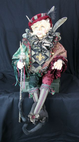 Lynn West,  Collectables,  1996 Jester Music Box Doll.  21 Of 24.  Rare