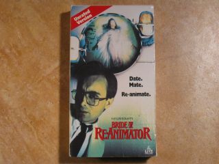 Bride Of Re - Animator H.  P.  Lovecrafts Vhs Rare Not 1995 Avid 1st Edition 1991 Live