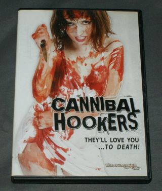 Cannibal Hookers (dvd,  2018) Rare Horror B - Movie Gore Sleaze Cult Exploitation