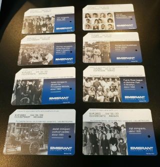 Nyc Metrocard Emigrant Saving Bank First Series.  Very Rare Full Set