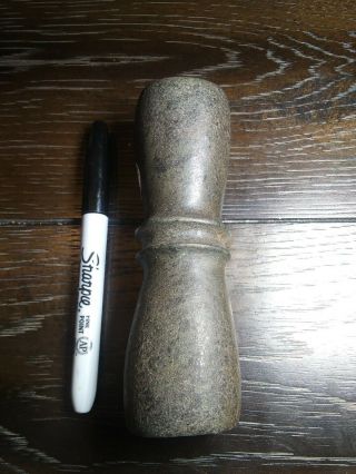 Indian artifact Rare Mississipian Cloud Blower Shaman Steatite Tube Pipe TN 2