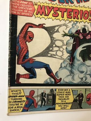 Spiderman 13 - First Appearance of Mysterio & RARE Marvel Comic 3
