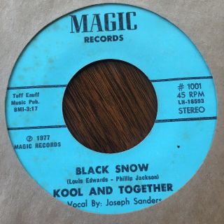 Rare Kool & Together Black Snow Magic Funk Sweet Soul Vg,  45