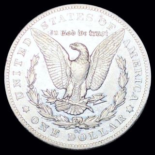 1892 - CC Morgan Silver Dollar NEARLY UNCIRCULATED Rare Carson City $1 Coin no res 2