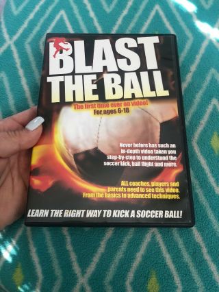 Blast The Ball (dvd) Youth Soccer Coaching Kicking Form Video Body Science Rare