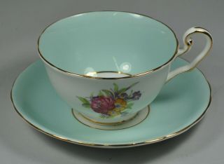 Vintage Victoria C & E Bone China Tea Cup And Saucer Set England