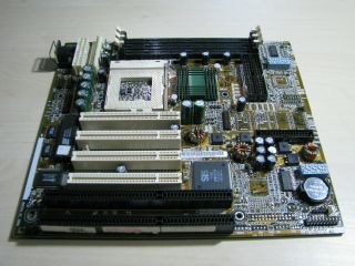 RARE Motherboard ASUS ME - 99B Socket - 370 (4 PCI / 2 ISA) SIS 620 3