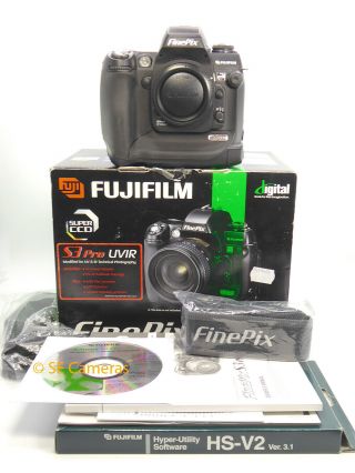 Very Rare Fuji Fujifilm Finepix S3 Pro Uvir Dslr Camera Body Only Uv Ir
