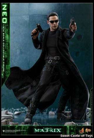 1/6 Hot Toys The Matrix Neo Keanu Reeves Collectible Action Figure MMS466 2