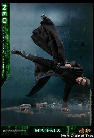 1/6 Hot Toys The Matrix Neo Keanu Reeves Collectible Action Figure MMS466 3