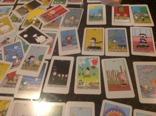 PEANUTS TAROT CARD deck factory extremely rare Snoopy/Charlie Brown/Lucy 2