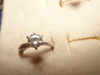 Grandmas Rare Jeulia 925 Sterling Silver Gem Stone Ring