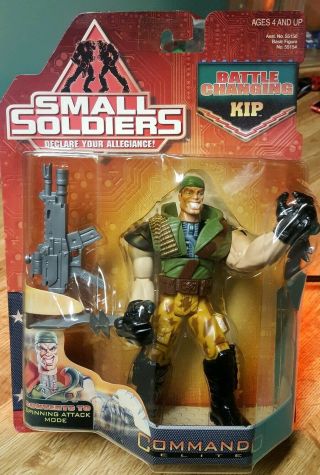 1998 Small Soldiers Battle Changing Kip Killigan Kenner Rare