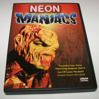 Neon Maniacs (1986) Dvd Rare Oop Horror Anchor Bay