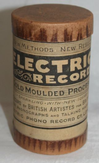 Rare English Electric Cylinder Record c.  1904 - 5 3