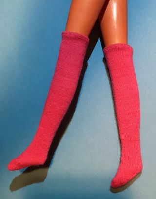 Vintage Barbie: 1972 Francie Little Knits 3275 Knit Knee Socks Rare Htf