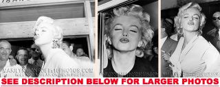 Marilyn Monroe Pucker Up (3) Rare 4x6 Photos