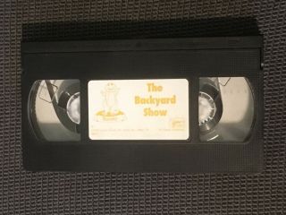 Barney The Backyard Show Vhs Video Tape 1998 Rare No Box