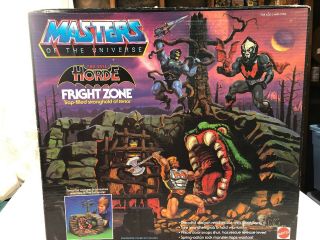 Vintage Motu Horde Fright Zone W/box Masters Of The Universe Minty 1980s Toys