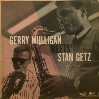 Gerry Mulligan Meets Stan Getz Lp Verve Mg V - 8249 Rare Mono