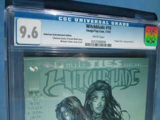 Witchblade 18 Rare American Entertainment Ed.  Cgc 9.  6 Wp Michael Turner Cover