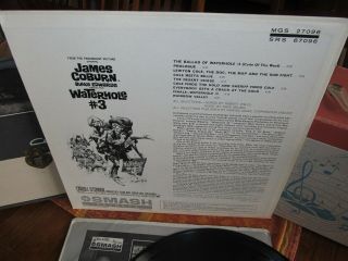 ROGER MILLER Rare Vinyl Lp WATERHOLE 3 James Coburn 1967 Smash Beauty 2