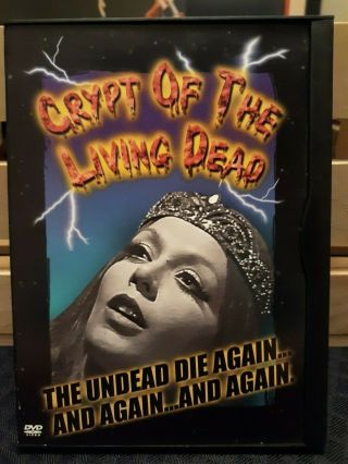 Crypt Of The Living Dead (1973) Dvd Rare Oop Htf Rhino 2002 Release Horror