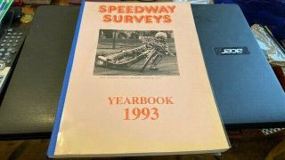Speedway Surveys - - - - Yearbook 1993 - - - - Rare