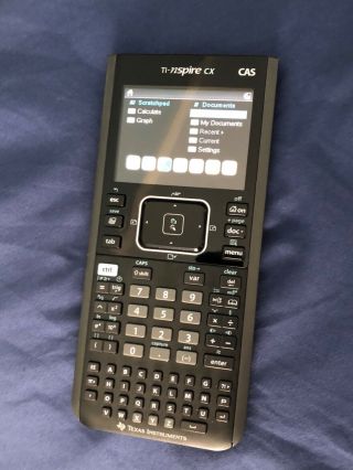 Texas Instruments Ti - Nspire Cx Cas Handheld Graphing Calculator.  Rarely