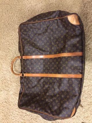 Vintage Louis Vuitton Suitcase - 100 Authentic - Very Rare With Lock & Key