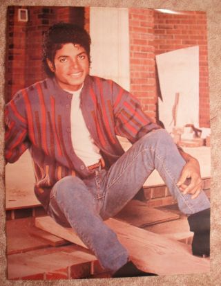 Rare Vintage Michael Jackson Huge 1980 