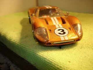 Vintage Rare Mpc Mario Andretti Ford Gt40 1966 1/24 Slot Car Offered By Mth
