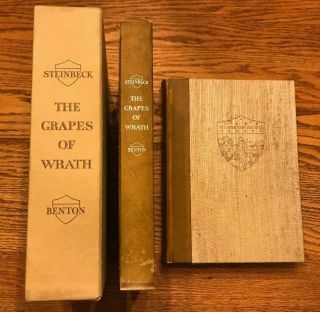 John Steinbeck,  The Grapes Of Wrath 1940,  Numbered,  Limited Editions Club,  Rare