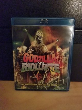 Godzilla Vs.  Biollante,  1989 (blu - Ray Disc,  2014) Oop Rare Like