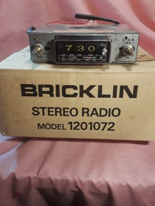 Vintage Rare - - Rare Bricklin Am/fm Car Stereo,  Retro,  Radio,  Mcm,