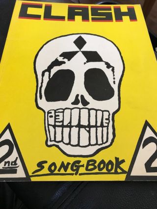The Clash 2nd Songbook Rare Uk 1979 Sheet Music