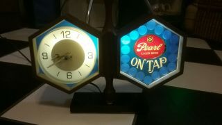 Pearl Lager Beer Cash Register Clock Rare Vintage Advertising Clock Nr