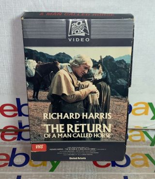 The Return Of A Man Called Horse - Rare Slide Big Box Vhs - 20th Century Fox 1982